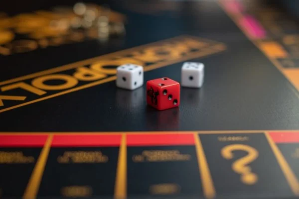 strategy board game close up
